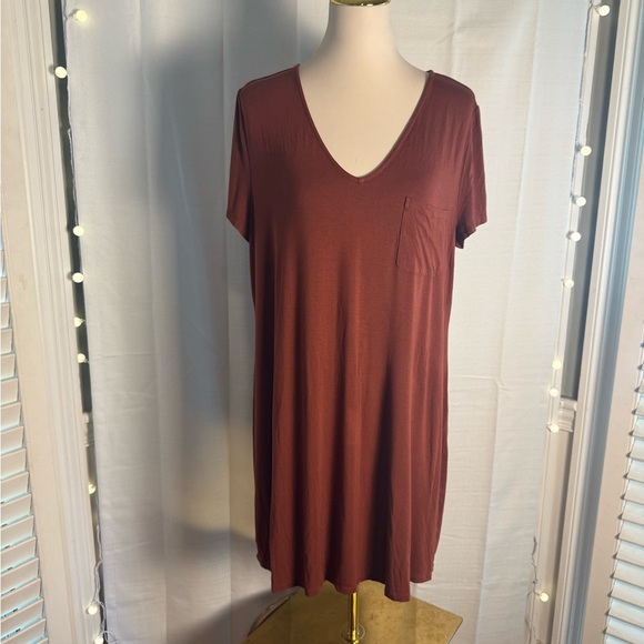 Soma Red Relaxed Short Sleeve T-Shirt Large - Picture 1 of 7